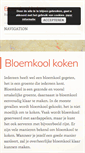 Mobile Screenshot of bloemkoolkoken.info